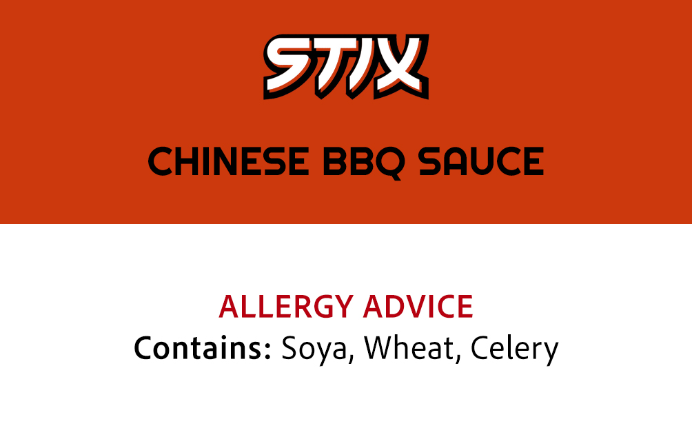 Chinese BBQ Sauce Allergens